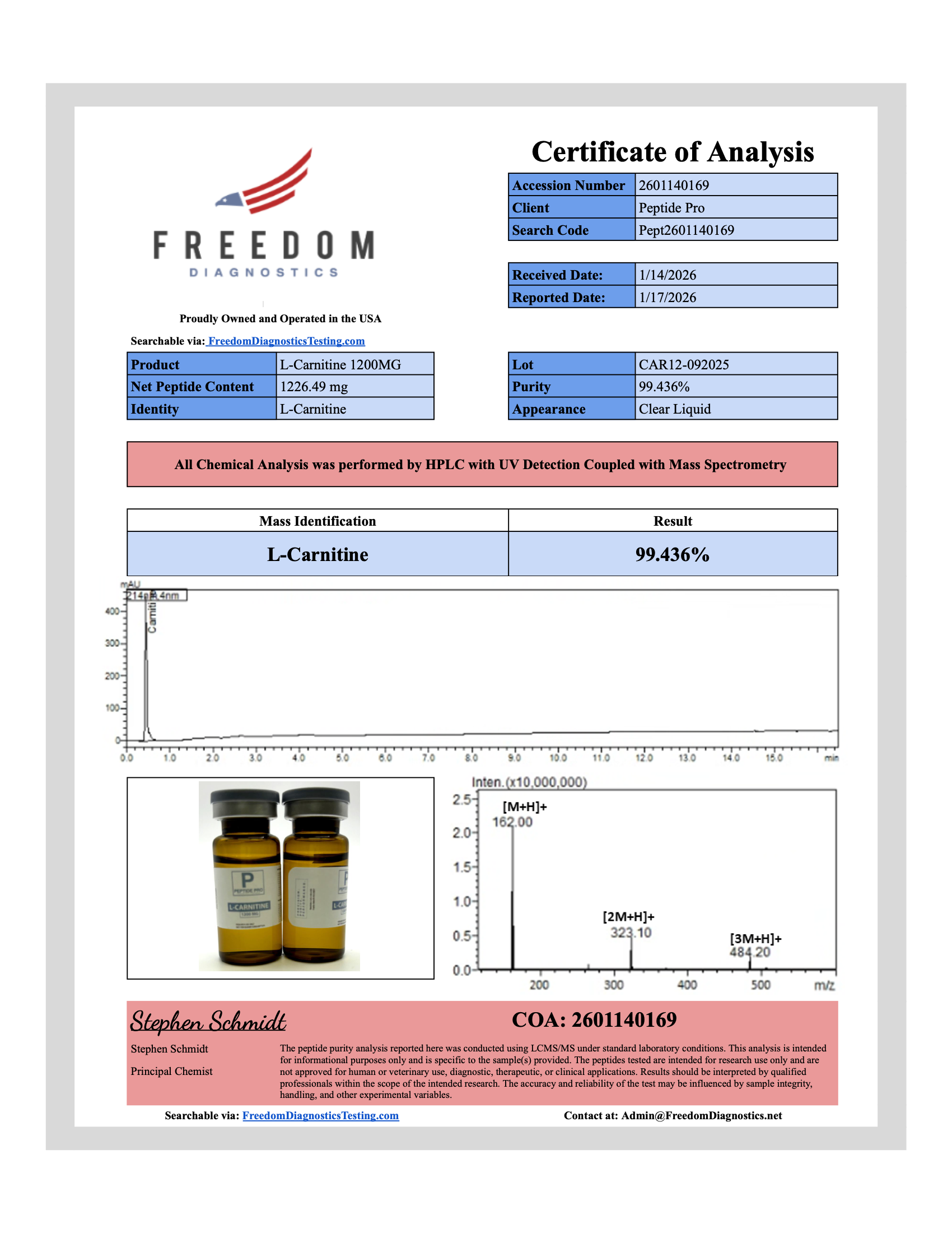 L-CARNITINE L-CARNITINE