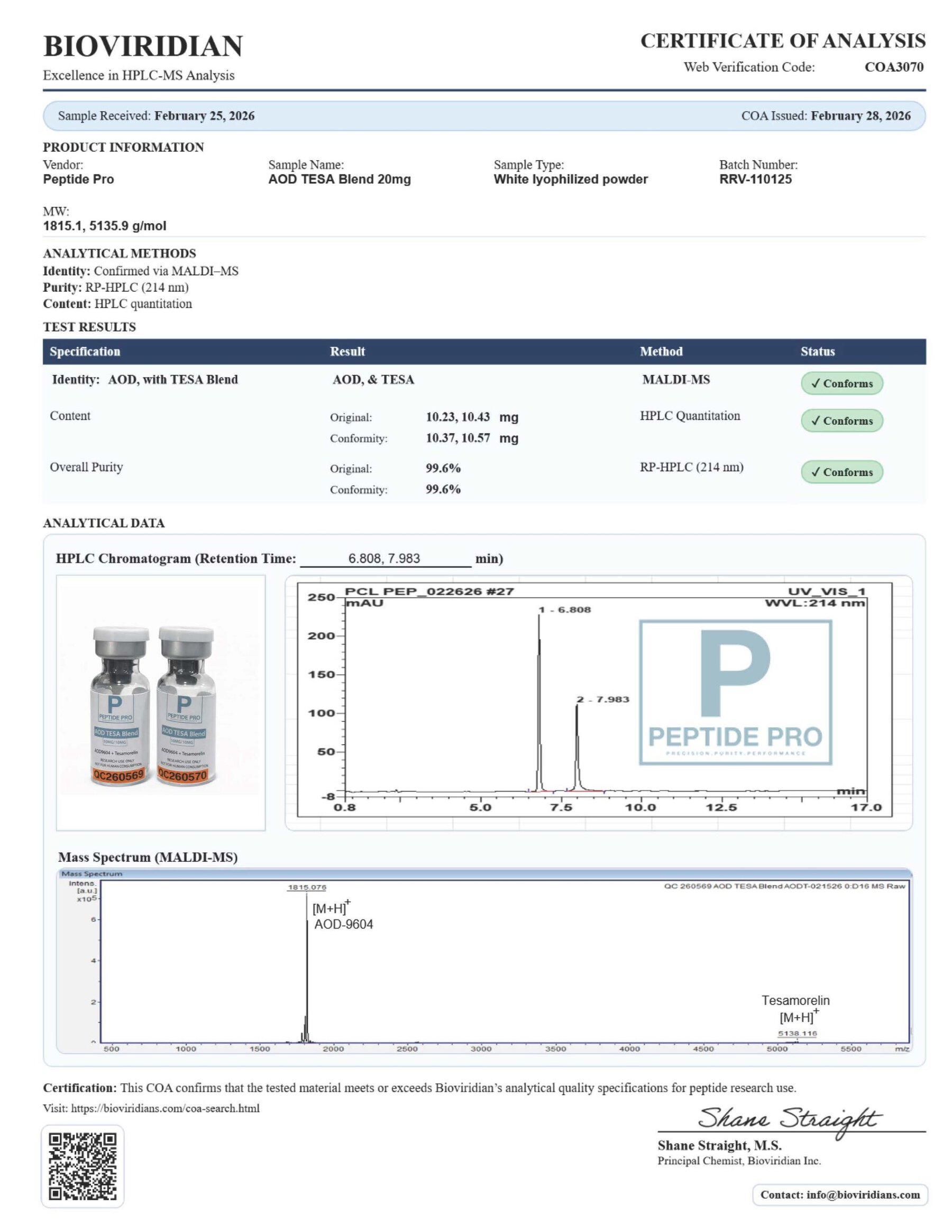 AOD 9604/Tesamorelin stack (10mg/10mg) AOD 9604/Tesamorelin stack (10mg/10mg)